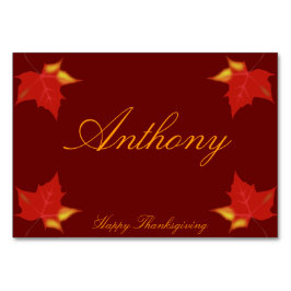 Las tarjetas de la plaza de Acción de Gracias Pers