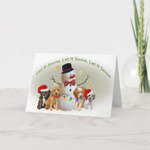 Las tarjetas de los Navidades de Cavapoo dejan que