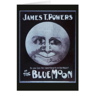Las tarjetas de Posters del teatro Blue Moon
