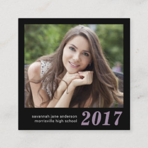 Las tarjetas de presentación de la graduación
