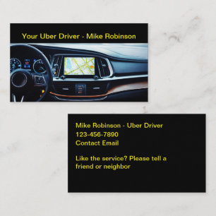 Las tarjetas de presentación más cool de Uber para