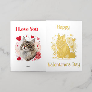 Las tarjetas de San Valentín de California Maine �