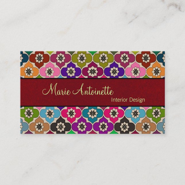 Las tarjetas de visita del ~ del diseñador (Anverso)