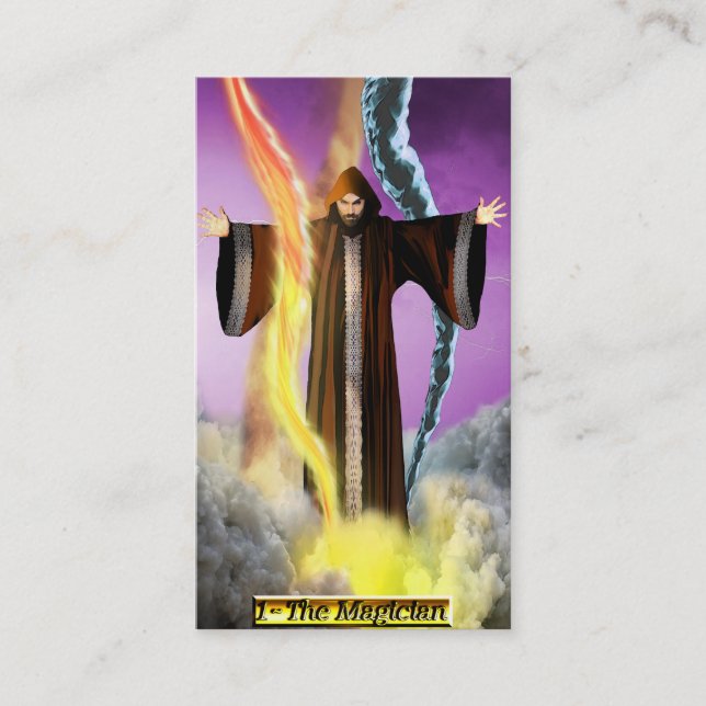 Las tarjetas de visita del mago de Banx Tarot (Anverso)
