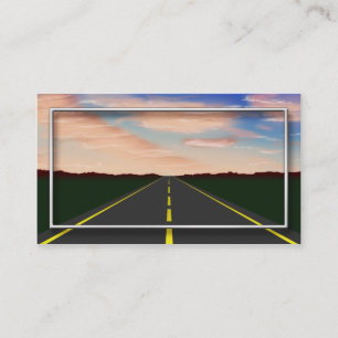 Las tarjetas de visita ilustradas del camino a