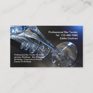 Las tarjetas de visita más frescas del camarero