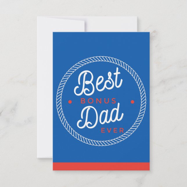 Las tarjetas del día de los padres Stepfather (Anverso)