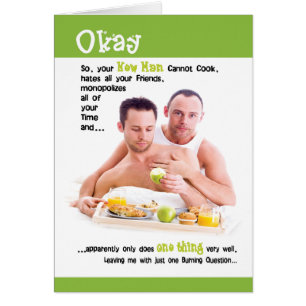 Las tarjetas gay - no pueden cocinar