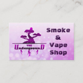 Las tarjetas subterráneas de negocios moradas