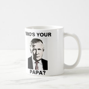 ¿Las tazas de café divertidas de Donald Trump,