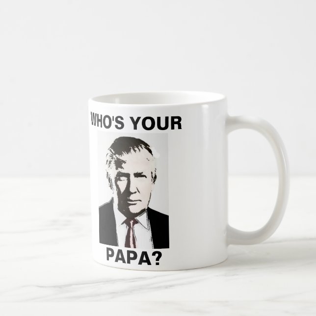 ¿Las tazas de café divertidas de Donald Trump, (Derecha)