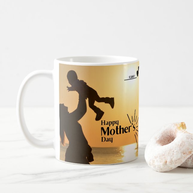 Las tazas del Día de la Madre (Con donut)