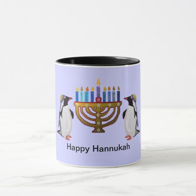 Las tazas elegidas congeladas de Hannukah (Centro)