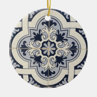 Las tejas de Portugal personalizaron el ornamento
