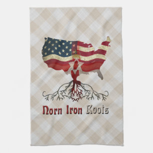 Las toallas de cocina de las banderas norteamerica