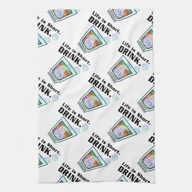 Las TOALLAS de la BARRA del CÓCTEL, vida son (Vertical)