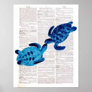 Las tortugas de mar en arte del diccionario del