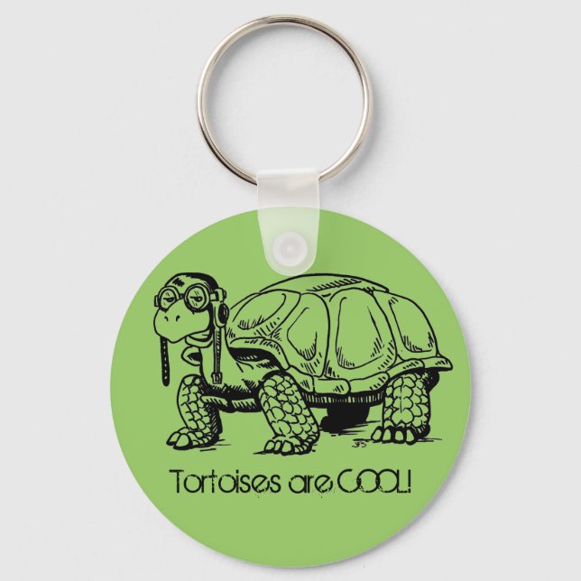 ¡Las tortugas son GUAY! Llavero (Anverso)