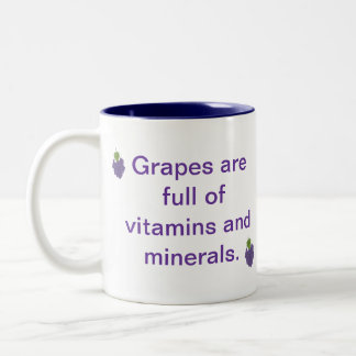 Las uvas están llenas de jarras de vitaminas y min
