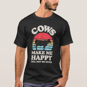 Las Vacas Me Feligresan Camiseta Divertida Para Am