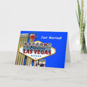 ¡Las Vegas Acabo De Casarse! Tarjeta de invitación