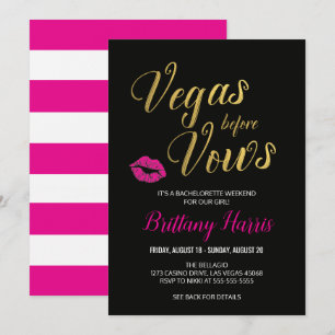 Las Vegas antes de la invitación a la Bachelorette