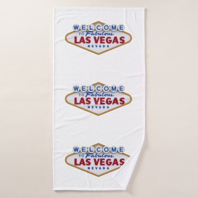 Las Vegas bathroom and kitchen towels (Toalla de baño)