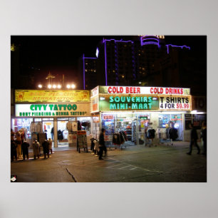 Las Vegas Blvd. Impresión turística del poster de