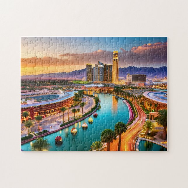 Las Vegas Easy Brain Art Puzzle Photo rompe Intern (Horizontal)