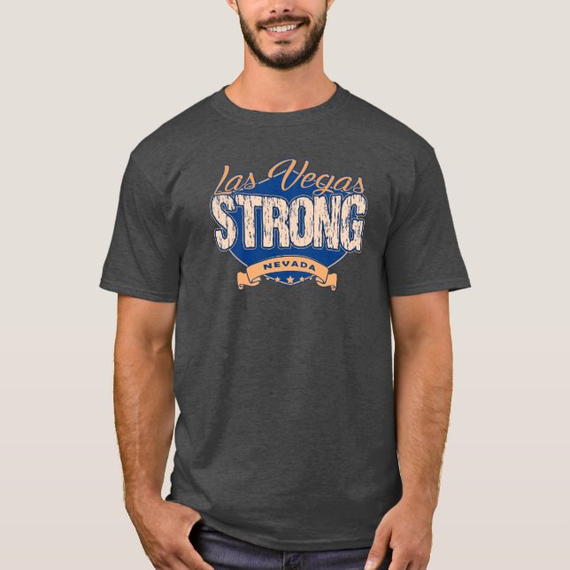 Las Vegas fuerte - ruegue para la camiseta del (Anverso)