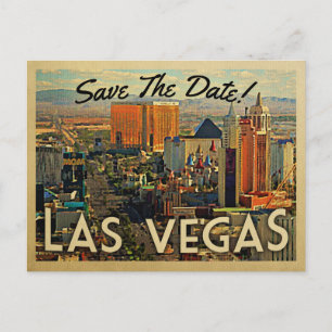 Las Vegas Guardar Las Postales Vintage De Fecha
