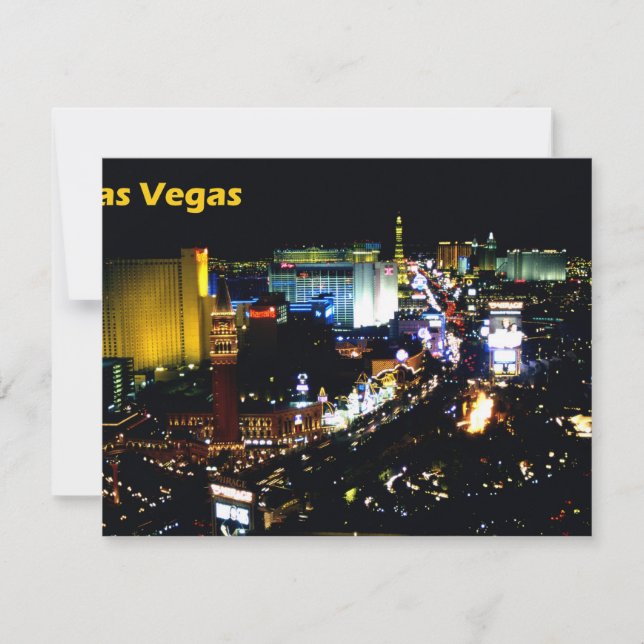 Las Vegas La Franja de noche (Anverso)