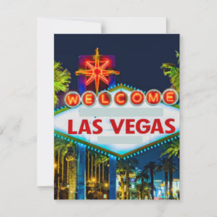Las Vegas, Nevada Tarjeta postal Skyline