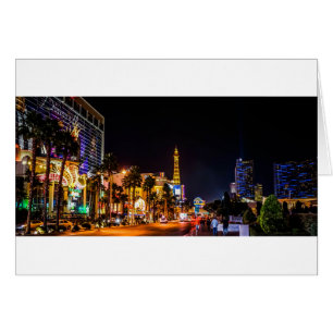 Las Vegas Noches Lights Strip Eiffel Tower Casino