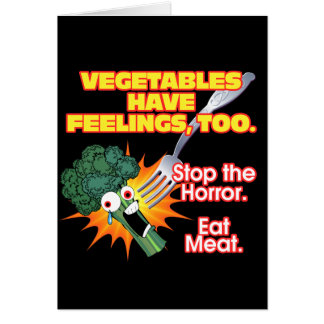 Las verduras tienen sensaciones, también