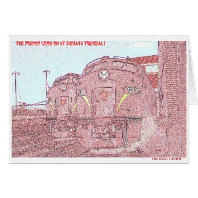 Las vidas de PRR encendido en Juniata Terminal (Anverso (Horizontal))