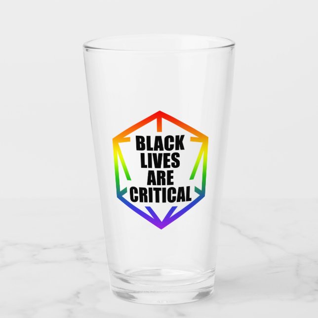 Las vidas negras de BLM son críticas [LGBTQ+] (Anverso)