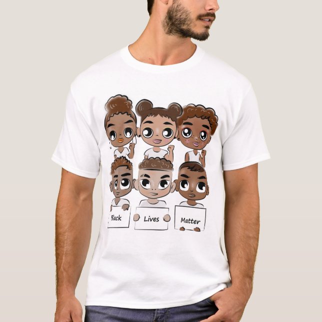 Las vidas negras de las camisetas importan 3 (Anverso)