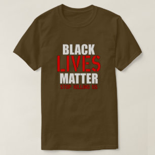 Las vidas negras importan a la camiseta
