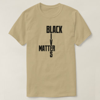 Las vidas negras importan a la camiseta