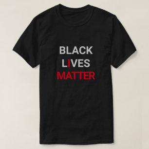 Las vidas negras importan a la camiseta