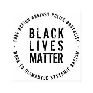 Las vidas negras importan el sello de autocreación