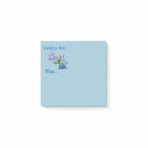 Las Violetas Son Azules... Notas Post-it