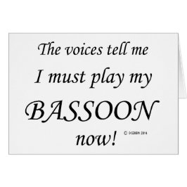 Las voces de Bassoon dicen que deben jugar