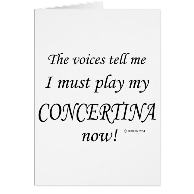 Las voces de Concertina dicen que hay que jugar (Frente)