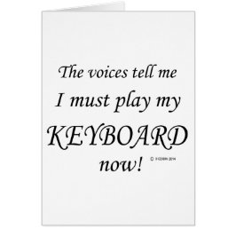 Las voces de teclado dicen que hay que jugar