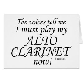 Las voces del Alto Clarinet dicen que deben jugar