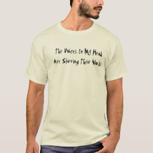 "Las voces en mi" camiseta principal