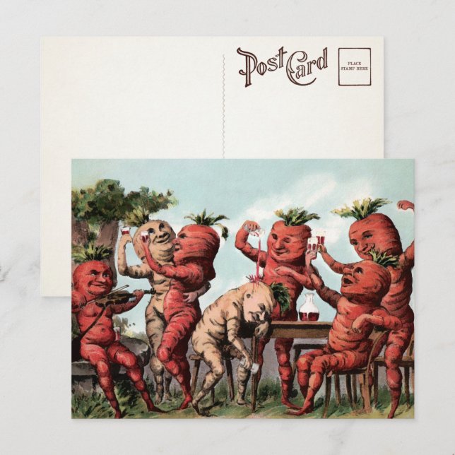 Las zanjas de Victoria se ríen de la postal  (Anverso / Reverso)