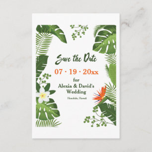 Las zonas tropicales ahorran la invitación de la